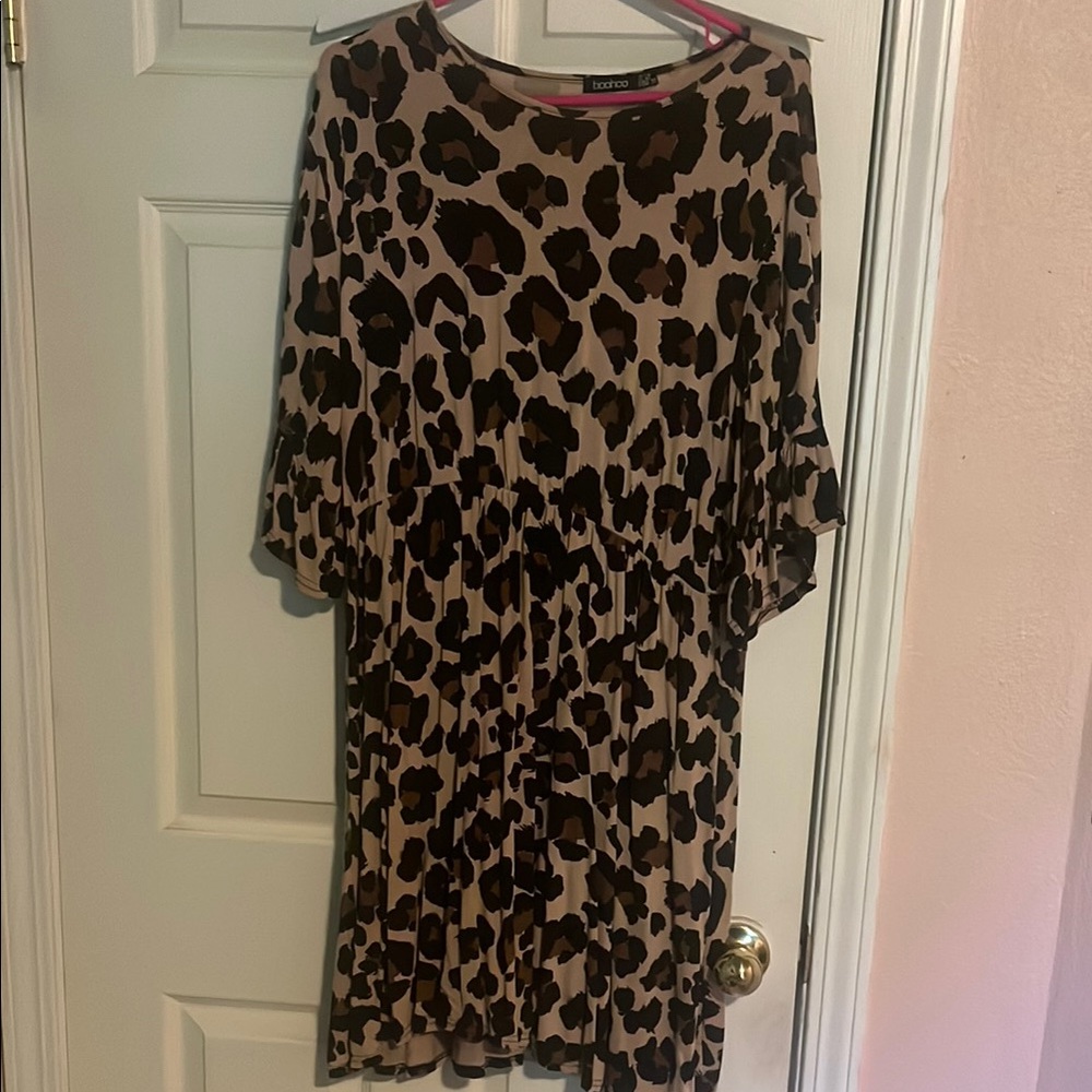 Torrid Brown Dolman Sleeve Sheath Dress